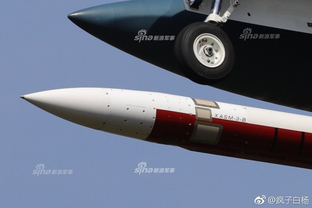 想靠这对付中国航母？日本F2战机又测XASM导弹