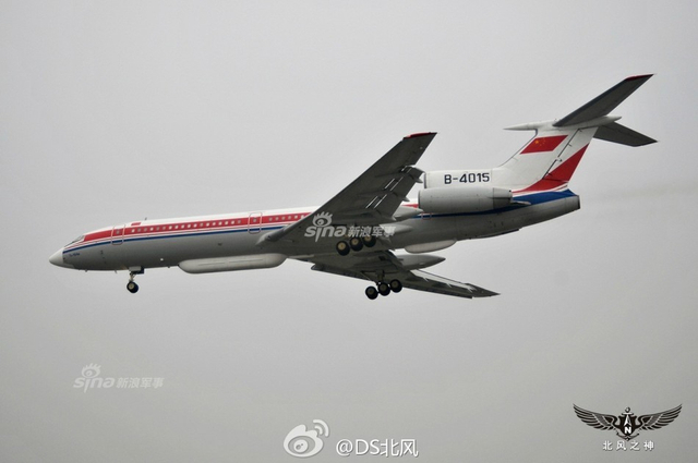 中国新一架图154电子侦察机亮相：就爱调戏日本