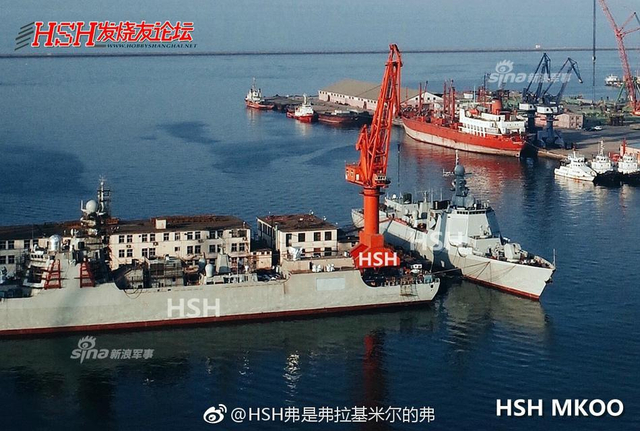 打造一个航母编队！大连还在建三艘052D驱逐舰