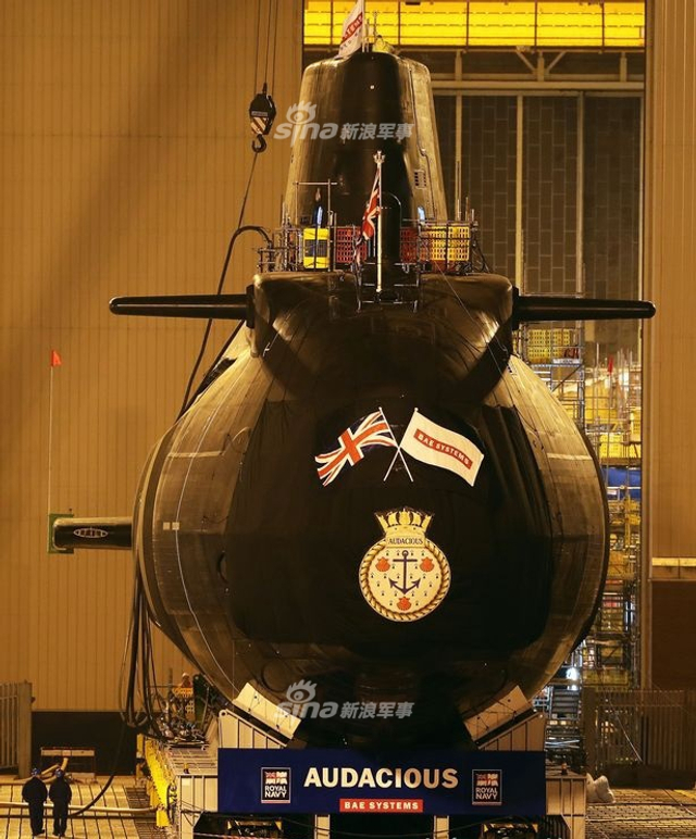 中国095何时现身？英国最新攻击型核潜艇试航