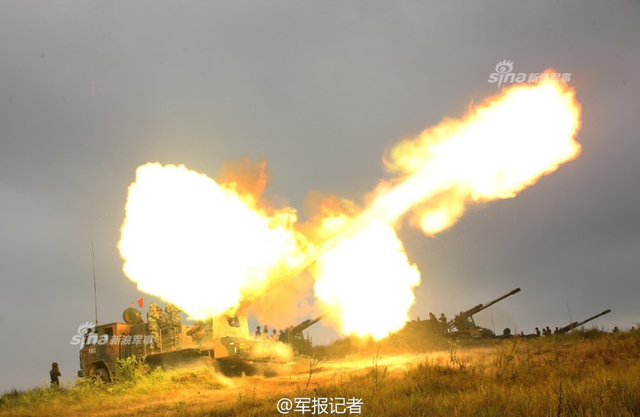 印度买美M777炮！中国自行卡车炮高原演习回击