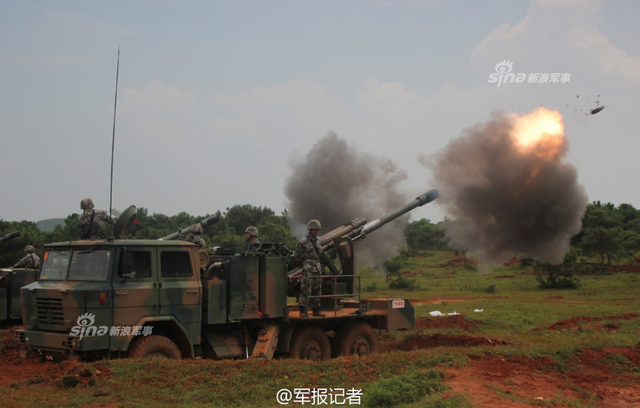印度买美M777炮！中国自行卡车炮高原演习回击