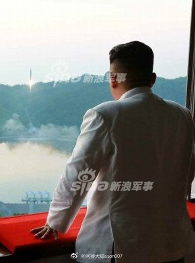 朝鲜试射火星9弹道导弹：金正恩在家中就可观看