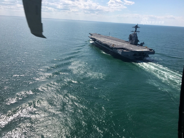 美军最新福特号航母验收测试！交付前最后阶段