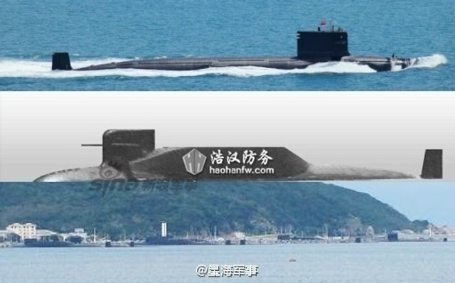 核动力就是牛！中国094A核潜艇海上大秀S形机动