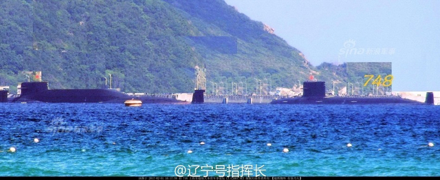 核动力就是牛！中国094A核潜艇海上大秀S形机动
