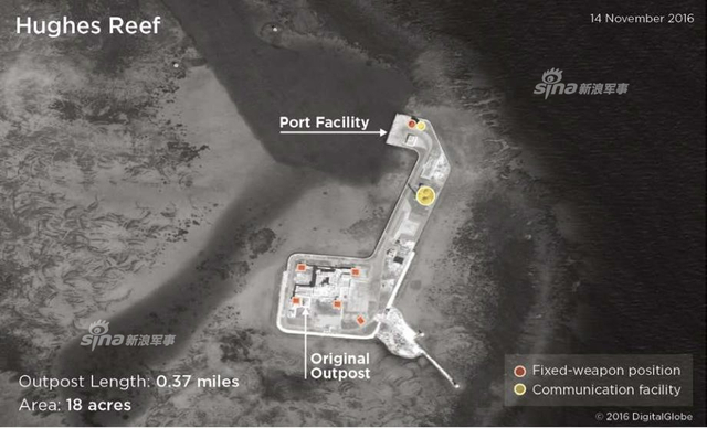 美军报告猜测中国军力：对我南海岛礁指指点点