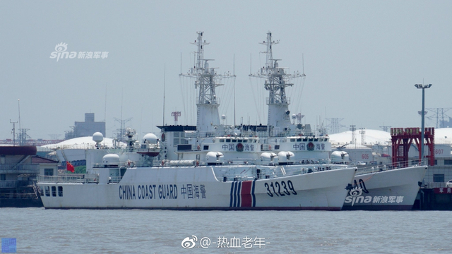 准备和日本海上保安厅团战！中国海警船大集合
