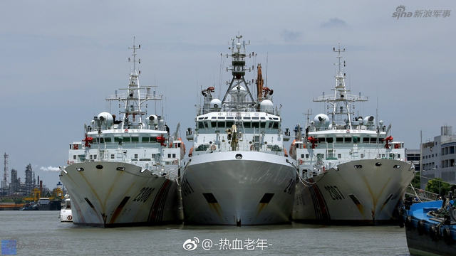 和日本海保团战!中国海警集合