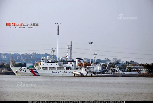 准备和日本海上保安厅团战！中国海警船大集合