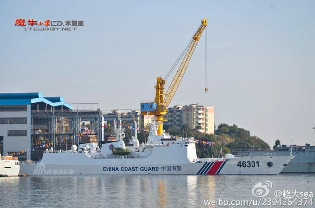 准备和日本海上保安厅团战！中国海警船大集合
