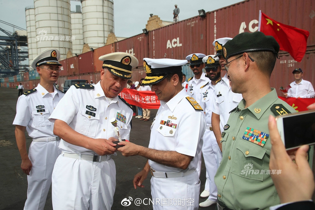 中巴友谊如磐石:中国海军编队访问并联合演习