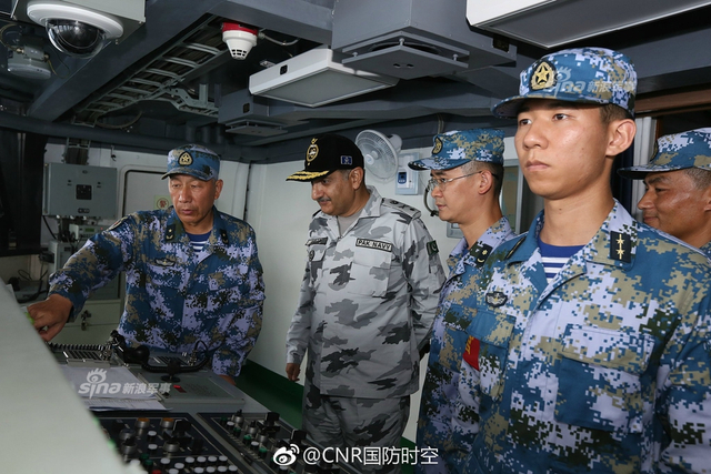 中巴友谊如磐石:中国海军编队访问并联合演习