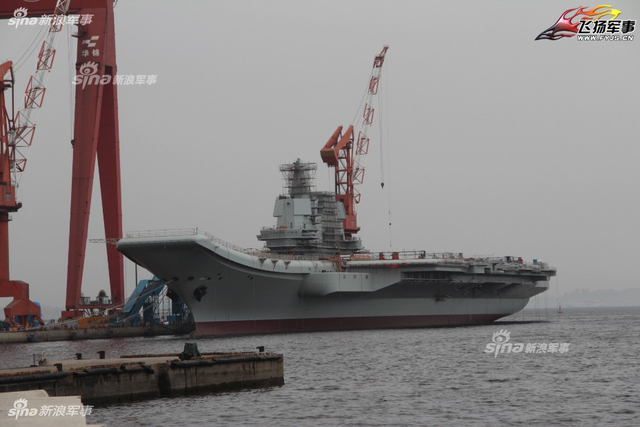 国产001A航母紧张舾装中：舰载机数量仅次美国