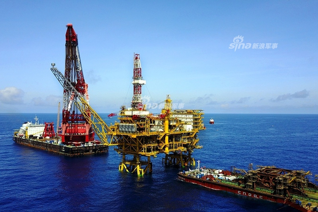 开发南海的大国之器!中国海上平台的壮观景象