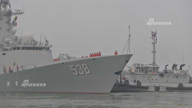 开过台湾海峡了没?辽宁号航母编队跨区训练中