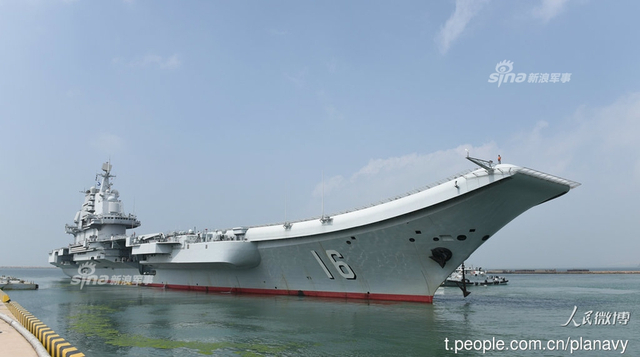 开过台湾海峡了没?辽宁号航母编队跨区训练中