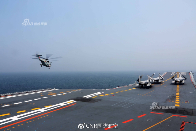 辽宁舰编队已穿过台湾海峡:满载歼15一级战备