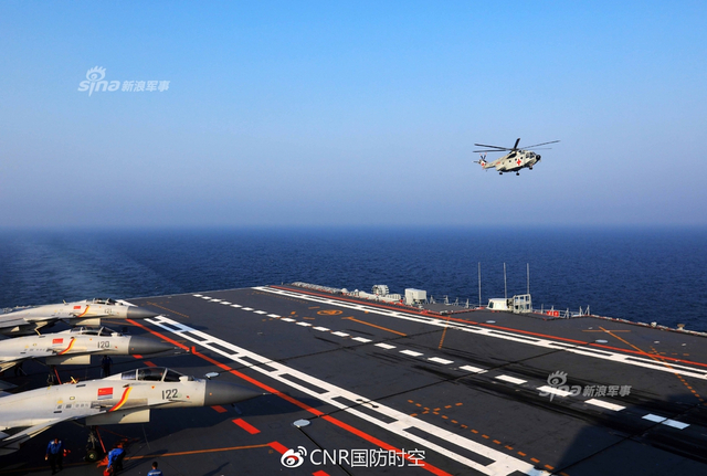 辽宁舰编队已穿过台湾海峡:满载歼15一级战备