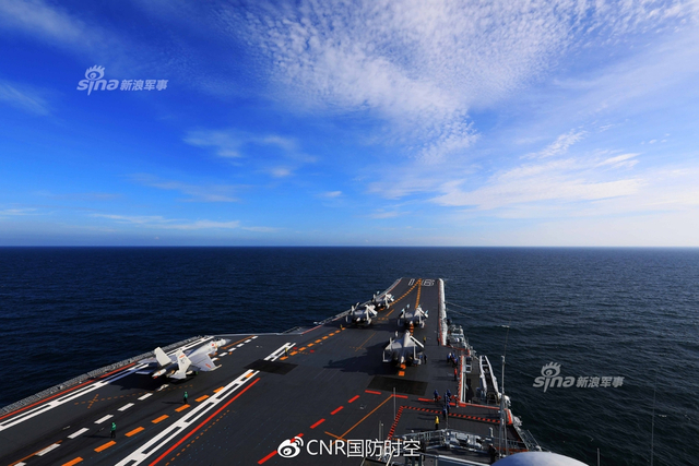 辽宁舰编队已穿过台湾海峡:满载歼15一级战备