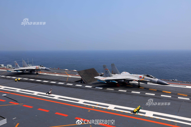 辽宁舰编队已穿过台湾海峡:满载歼15一级战备