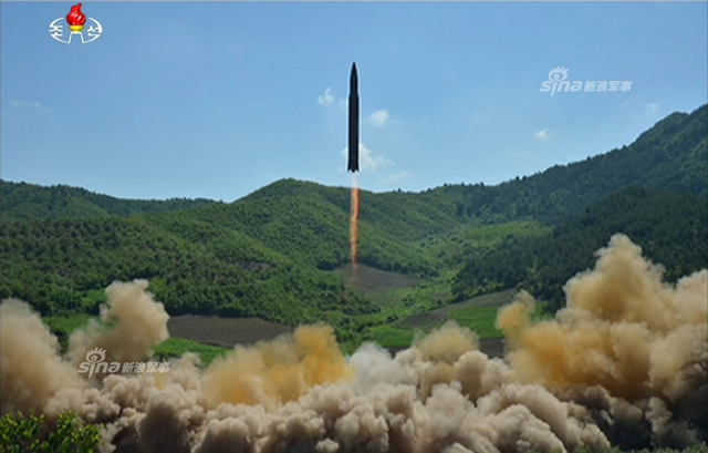 朝鲜高调试射火星14弹道导弹！正值美国独立日