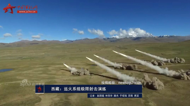 对付印度杀手锏！中国PHL03火箭炮齐射火力强劲