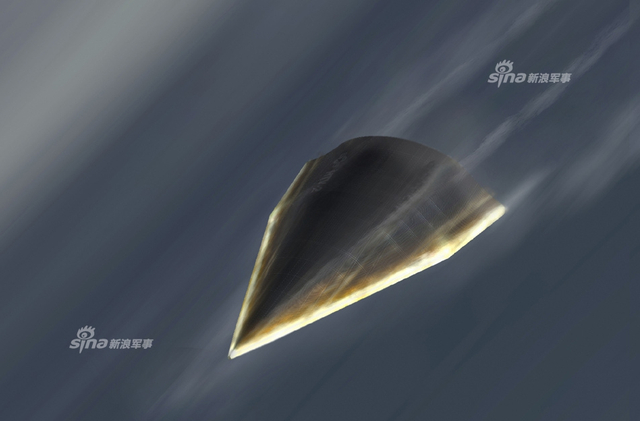 已成功进行8次试飞！中国高超音速滑翔器设想图