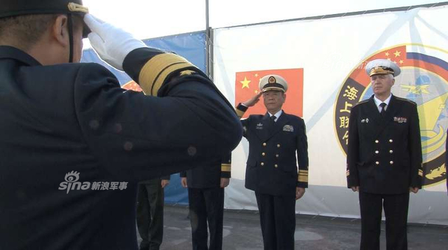 中俄海上联合演习开始：俄军卡28降落在052D舰