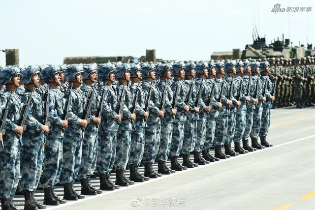 阅兵大图来了!陆军方阵真拉风