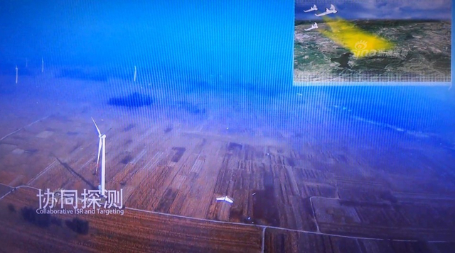 解放军展示无人机蜂群的图解：可摧毁航空母舰