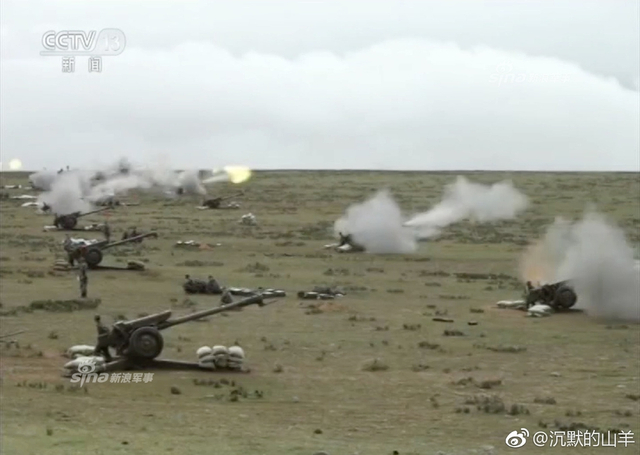 多种打印!解放军在西藏高原进行精确打击演练