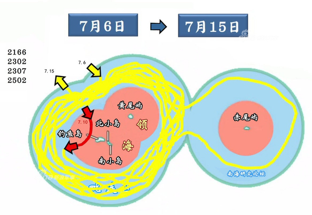 掌握实控权！中国海警船7月份巡航钓鱼岛全记录