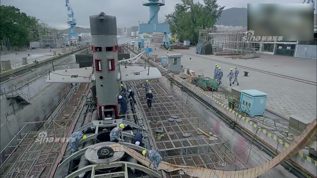 深海利剑未长成!中国039型潜艇的制造现场曝光