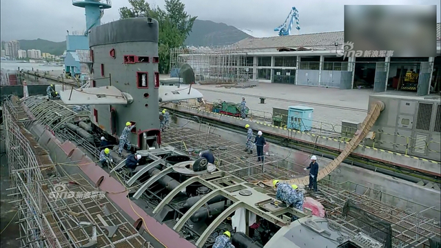 深海利剑未长成!中国039型潜艇的制造现场曝光
