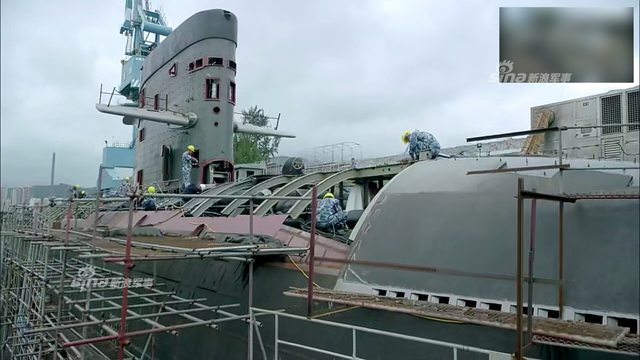中国039型潜艇的制造现场曝光