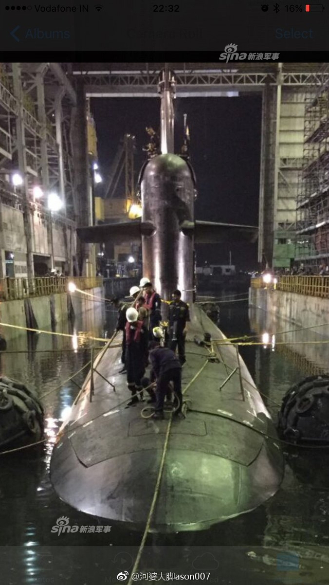 印度首艘鲉鱼潜艇总算要服役!
