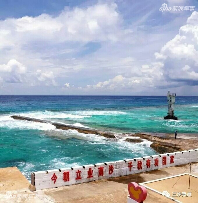 这里是中国的领土！南沙群岛美丽的岛礁风光