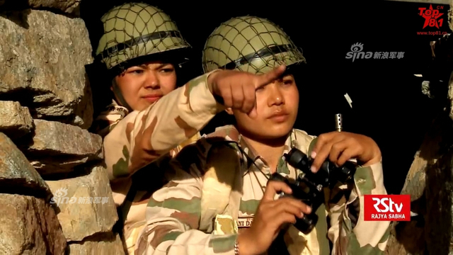 在班公湖和解放军冲突的印度部队：还有女兵？