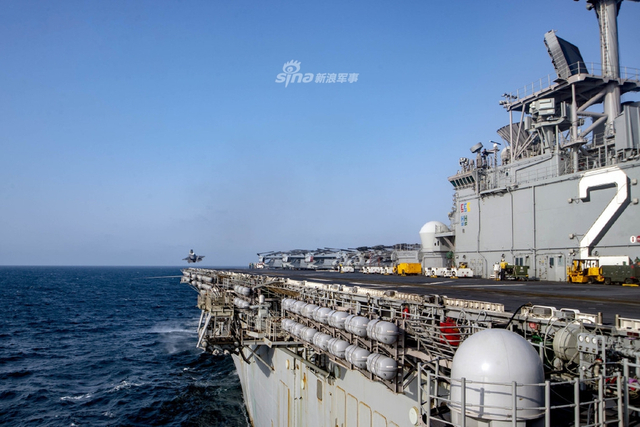 回顾首杀前夕:进行首次实战的美军F35B起飞瞬间