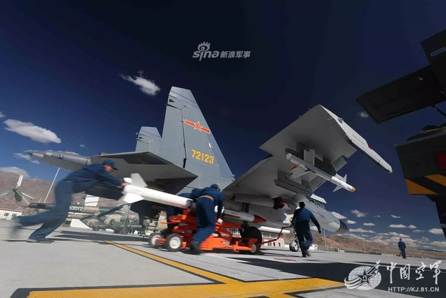 随时战备!西部战区空军歼11B领衔飞豹米171联合演习