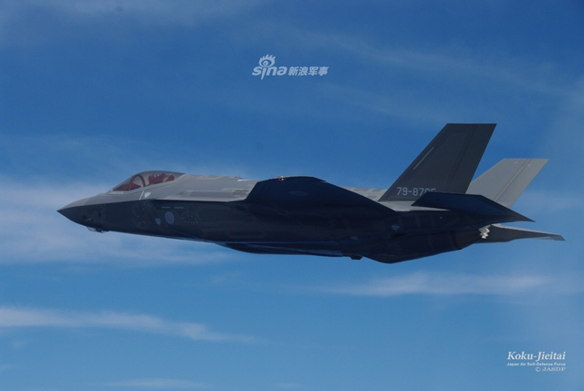 小心坠机!日本自行组装首架F35A战机进行试飞