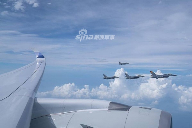 飞行员快起义吧！蔡英文发推夸奖台空军F16战机护航