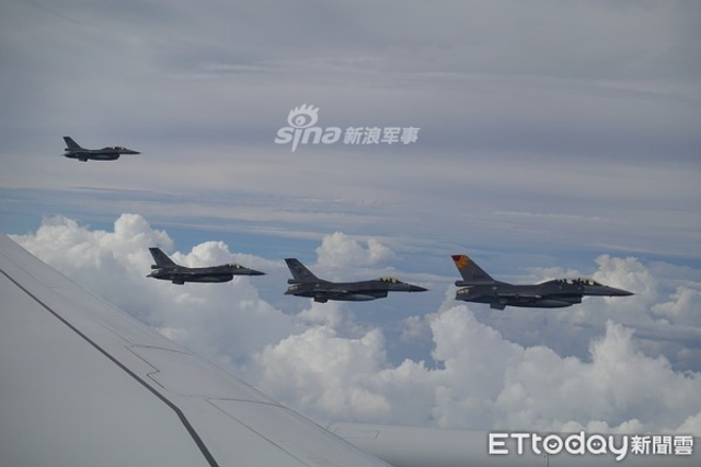 飞行员快起义吧！蔡英文发推夸奖台空军F16战机护航