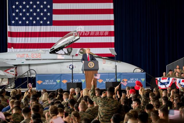 想忽悠中国上当！特朗普劳军演讲夸口美军将组太空部队