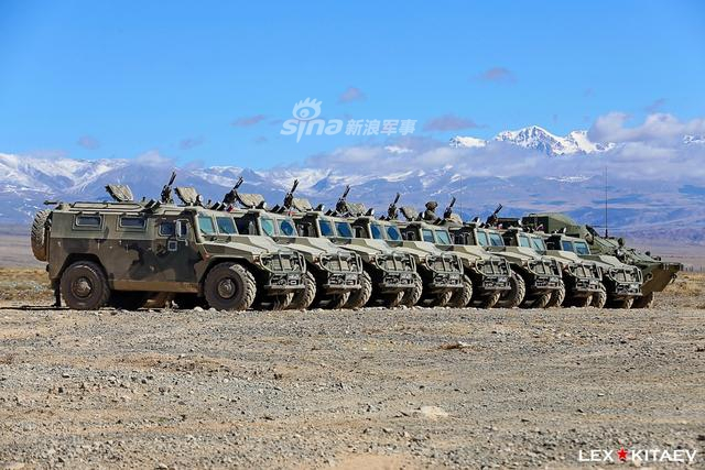 比悍马车猛！俄军精锐山地部队乘虎式装甲车反恐训练