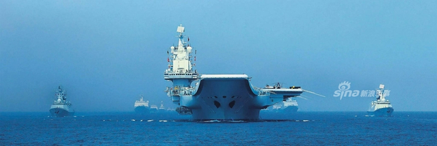 可以换屏保啦！独特宽屏视角再现我海军南海阅兵盛况