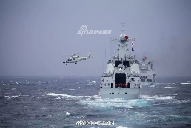 听说美舰又来了?我南海舰队某部急赴某海域实战演习