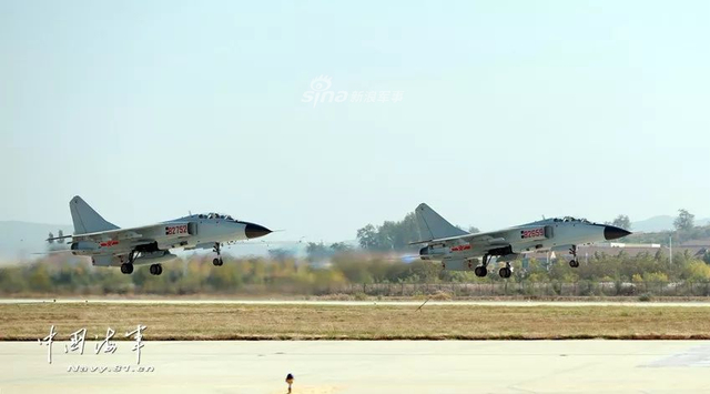 不上航母我也牛!我北海舰队歼15渤海昼夜实弹演练