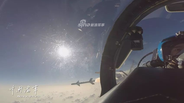 不上航母我也牛!我北海舰队歼15渤海昼夜实弹演练